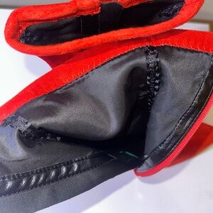 Red and Black Clutch Bag